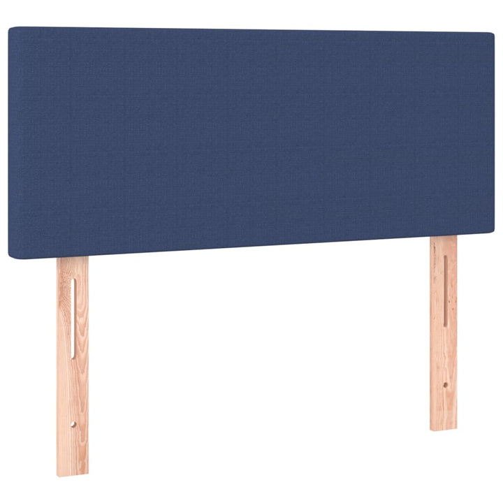 Hoofdbord LED 100x5x78/88 cm stof blauw