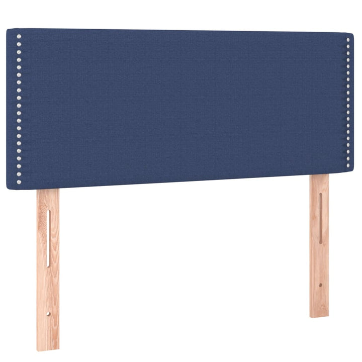 Hoofdbord LED 90x5x78/88 cm stof blauw