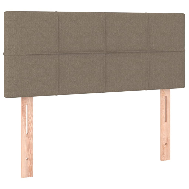 Hoofdbord LED 100x5x78/88 cm stof taupe