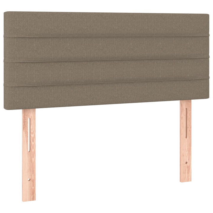 Hoofdbord LED 100x5x78/88 cm stof taupe