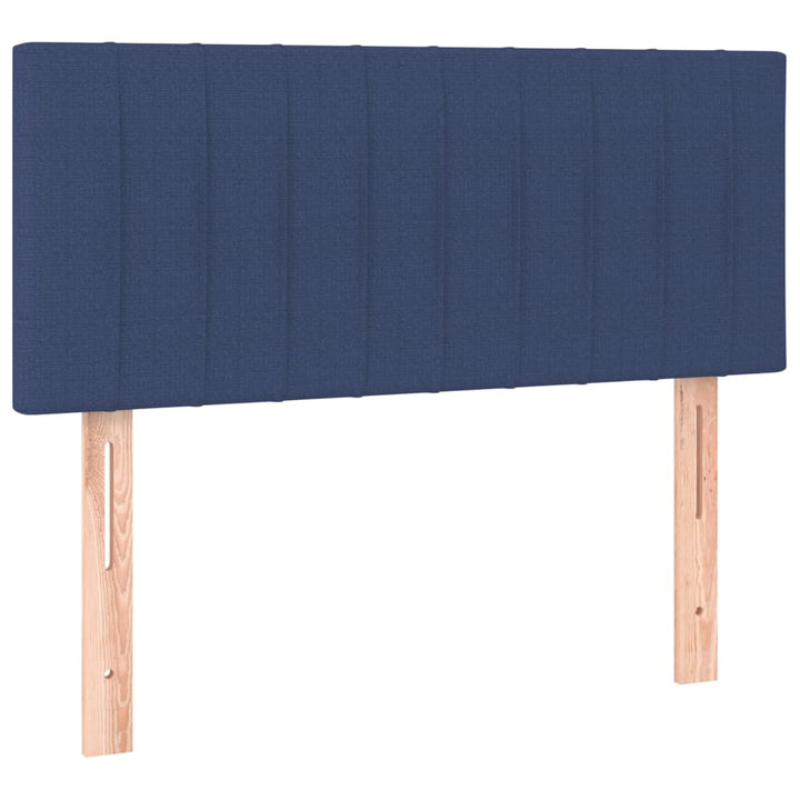 Hoofdbord LED 80x5x78/88 cm stof blauw