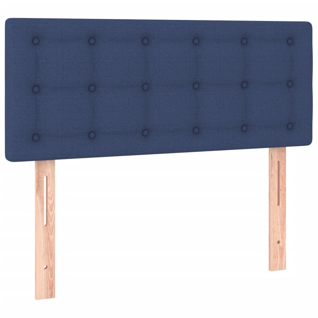 Hoofdbord LED 80x5x78/88 cm stof blauw