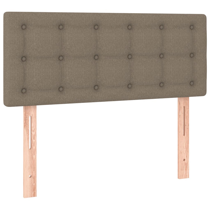 Hoofdbord LED 90x5x78/88 cm stof taupe