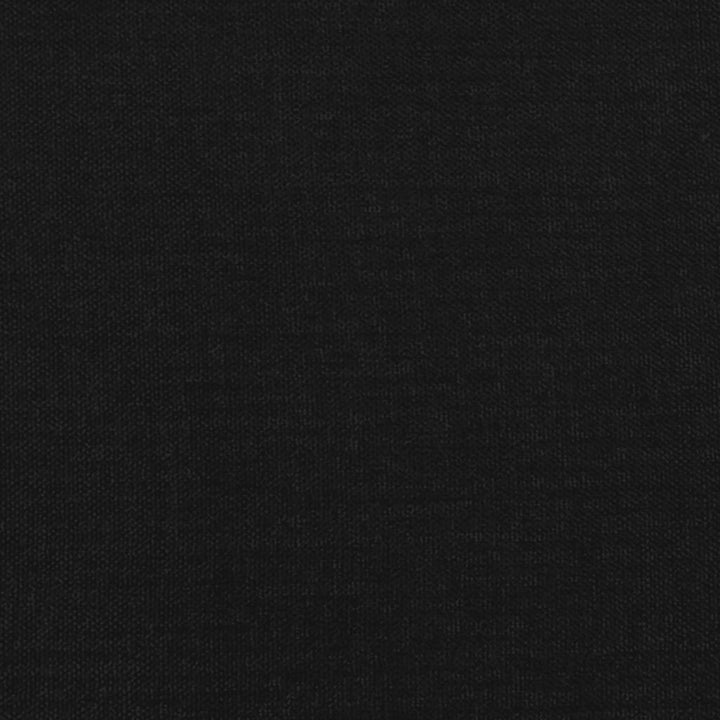 Bedframe met hoofdeinde stof zwart 90x200 cm