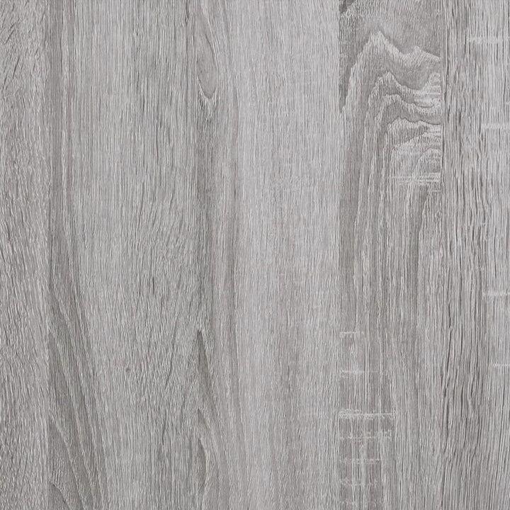 Wandtafel 100x32x75 cm bewerkt hout grijs sonoma eikenkleurig