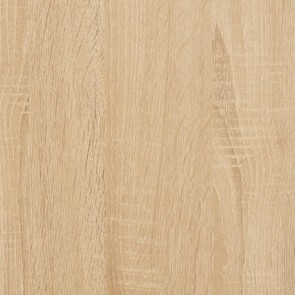 Wandtafel 80x29x75 cm bewerkt hout sonoma eikenkleurig