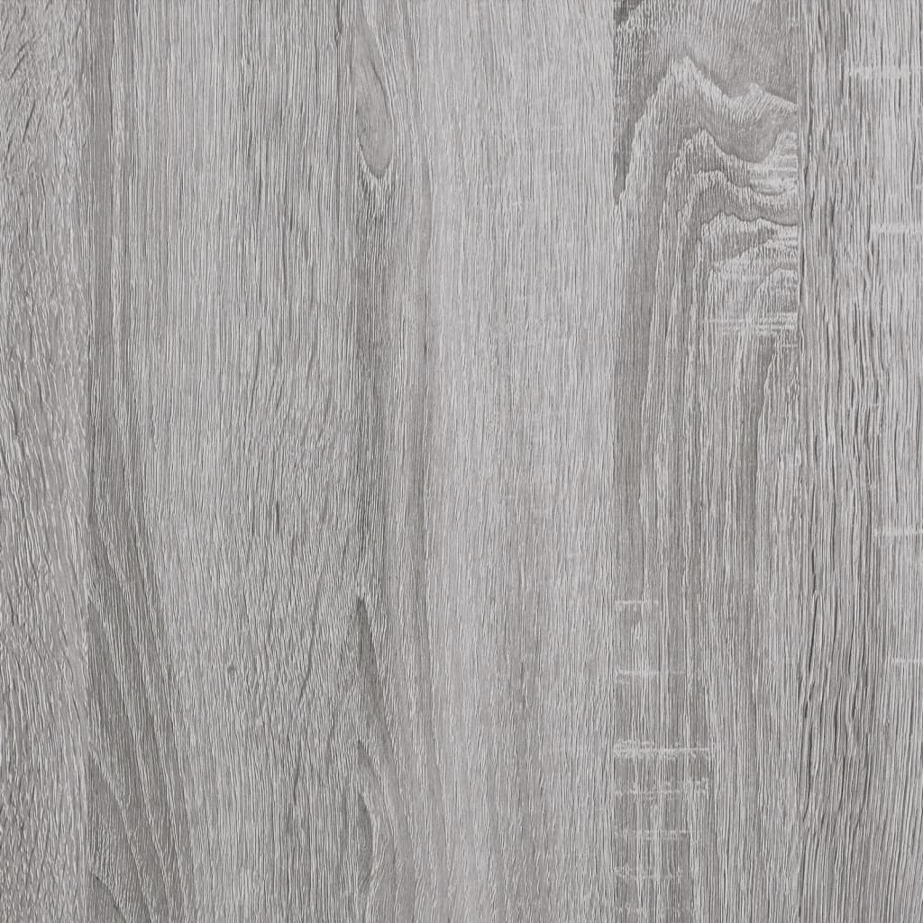 Wandtafel 100x34,5x75 cm bewerkt hout grijs sonoma eikenkleurig