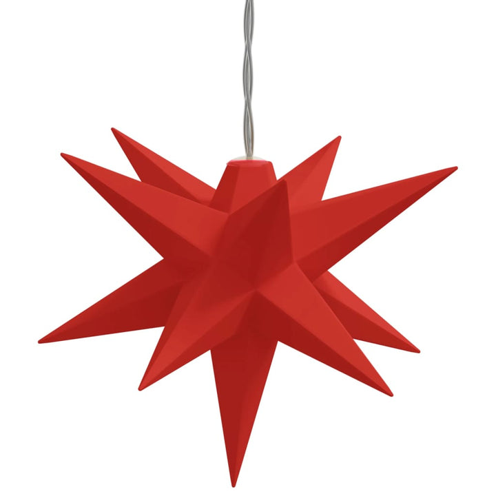 Kerstlamp 10 LED's 10 cm rood