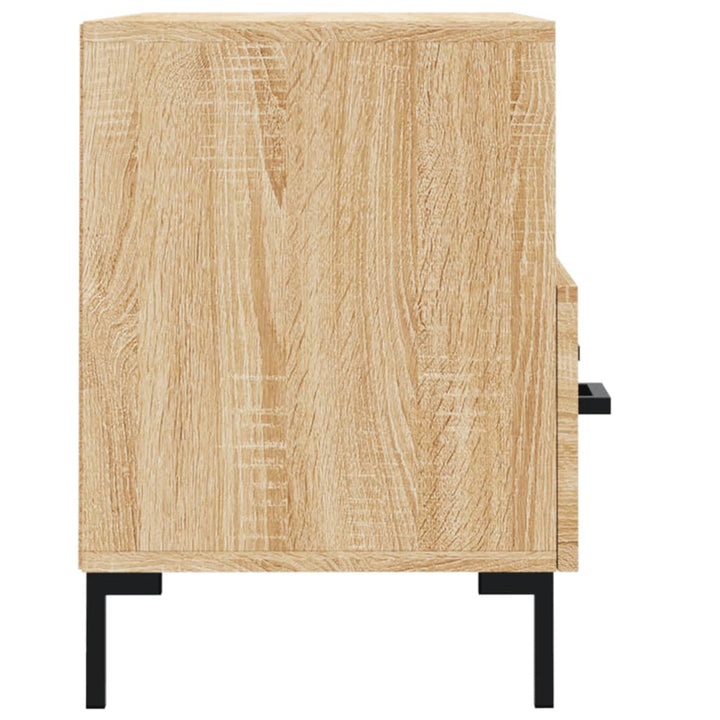 Tv-meubel 80x36x50 cm bewerkt hout sonoma eiken