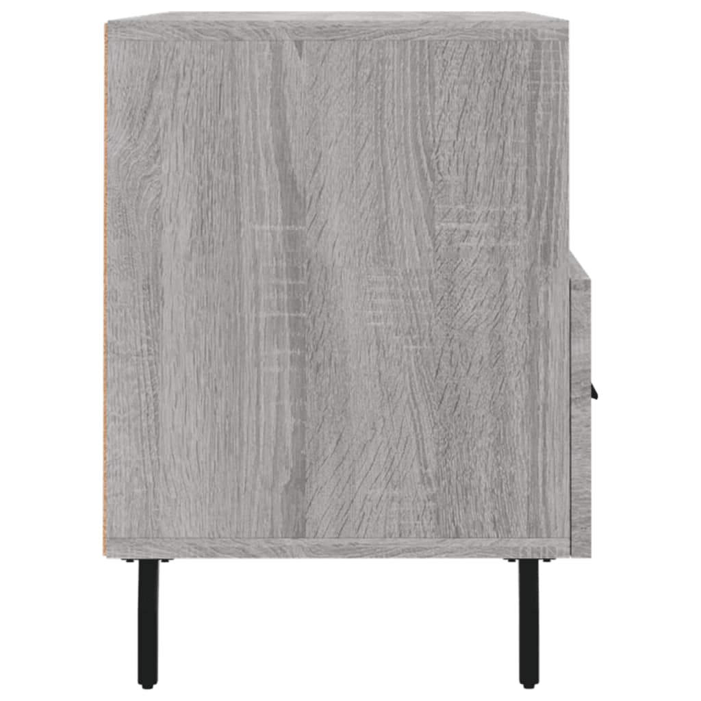 Tv-meubel 80x36x50 cm bewerkt hout grijs sonoma eikenkleurig