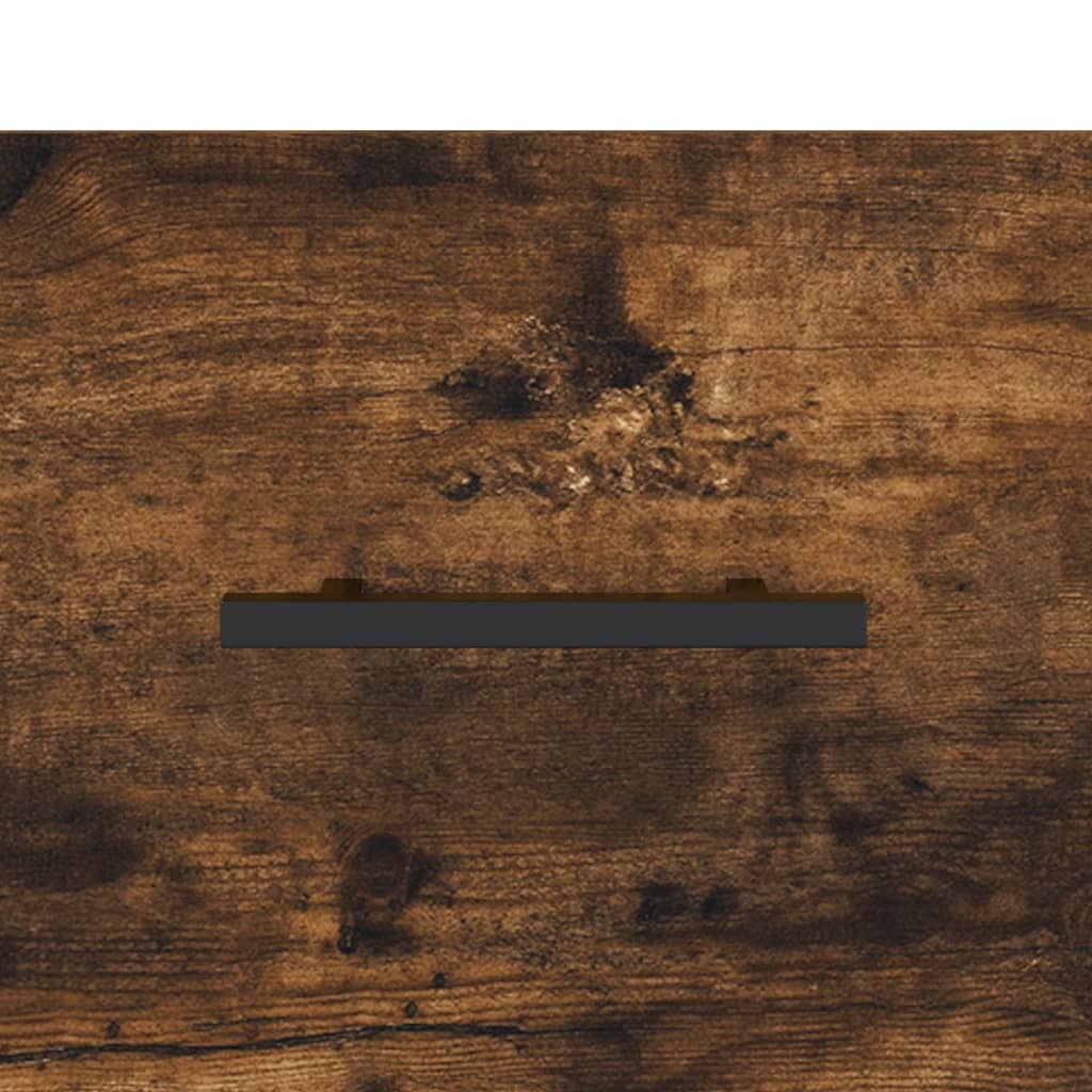 Salontafel 102x50x40 cm bewerkt hout gerookt eikenkleurig