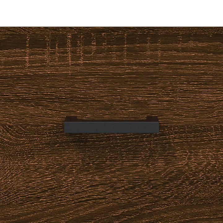 Salontafels 2 st 50x50x40 cm bewerkt hout bruin eikenkleur