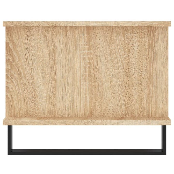 Salontafel 90x50x40 cm bewerkt hout sonoma eikenkleurig