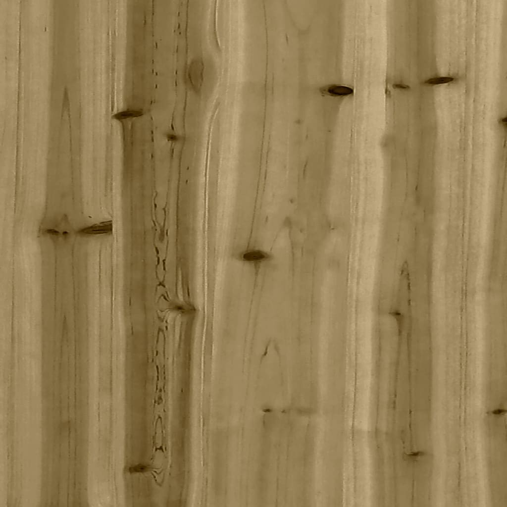 Tuinbankje verlengbaar 212,5x40,5x45 cm geïmpregneerd hout