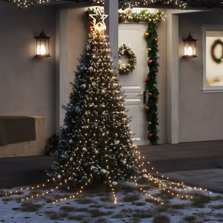 Kerstboomverlichting 320 warmwitte LED's 375 cm