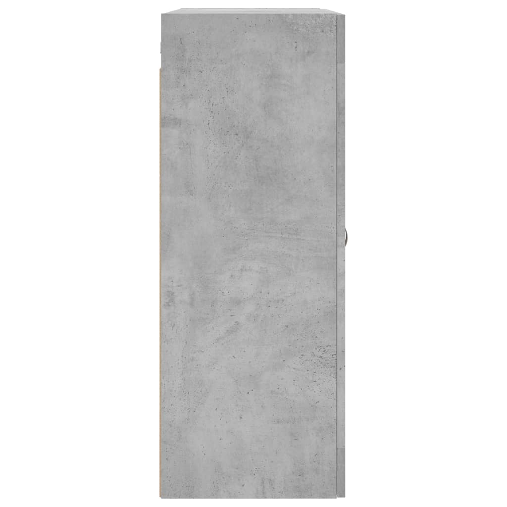 Wandkast 69,5x34x90 cm betongrijs