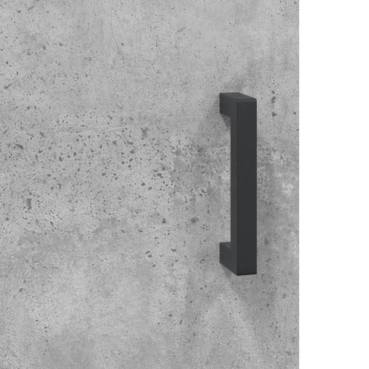 Hangkast 69,5x34x90 cm betongrijs