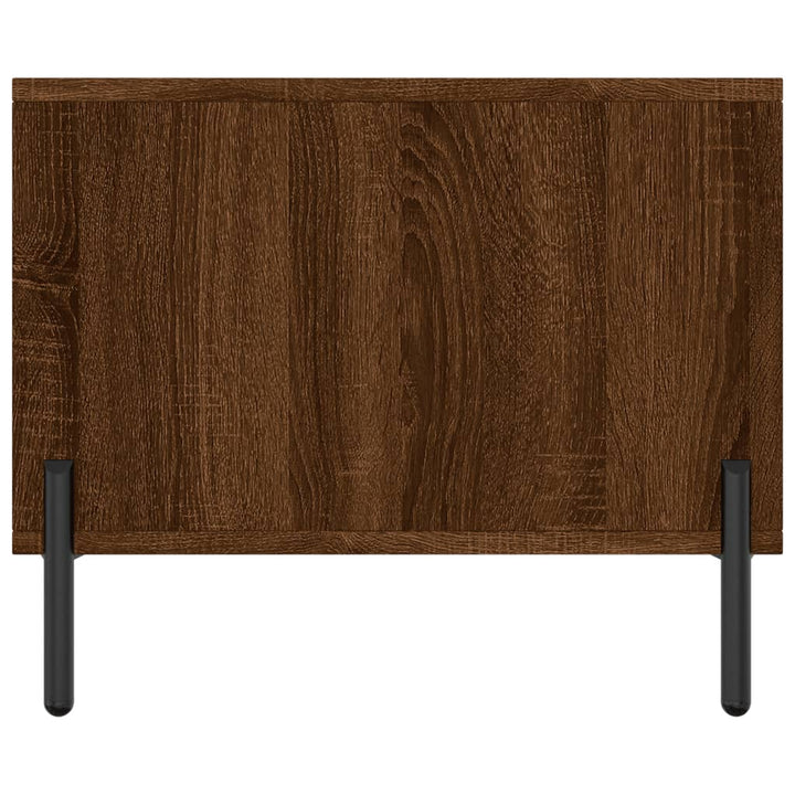 Salontafel 90x50x40 cm bewerkt hout bruin eikenkleur