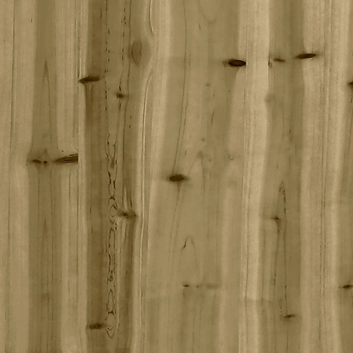 Tuinbank schanskorfontwerp 63x31,5x42 cm geïmpregneerd hout