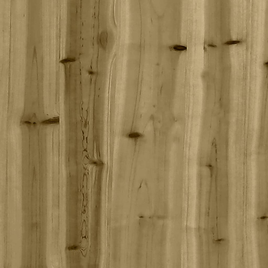 Tuinbank schanskorfontwerp 83x44x42 cm geïmpregneerd hout