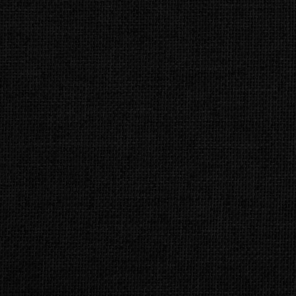 Kinderbank 70x45x30 cm stof zwart