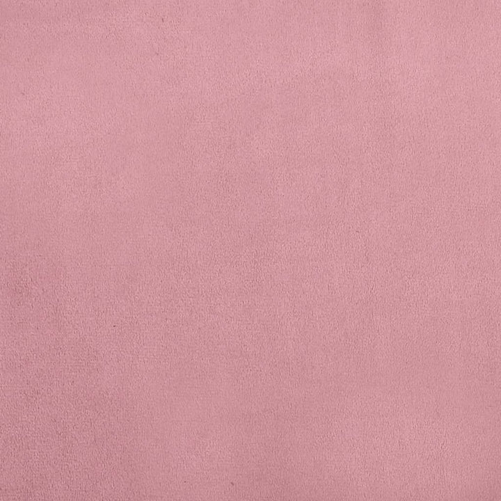 Kinderbank 70x45x33 cm fluweel roze