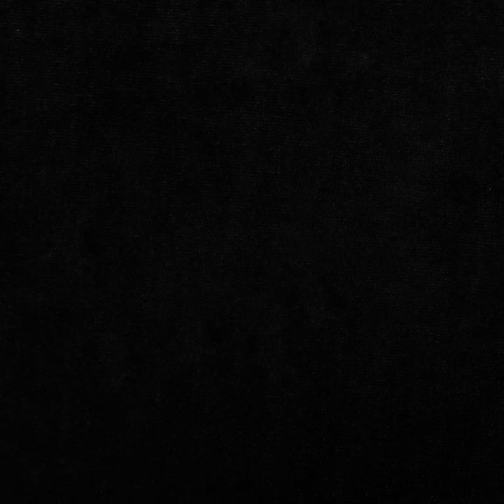 Kinderbank met voetensteun 100x50x30 cm fluweel zwart