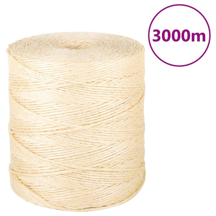 Touw 2 mm 3000 m 100% sisal