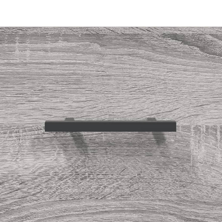 Hoge kast 69,5x34x180 cm bewerkt hout grijs sonoma eikenkleurig
