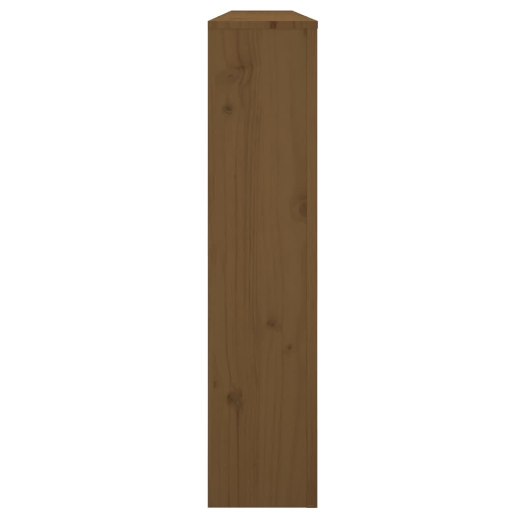 Radiatorombouw 169x19x84 cm massief grenenhout honingbruin