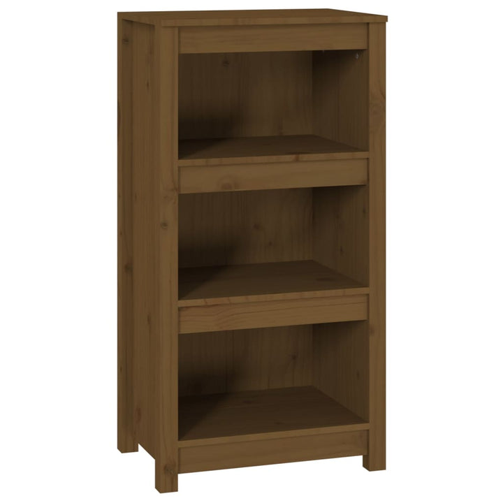 Boekenkast 50x35x97 cm massief grenenhout honingbruin