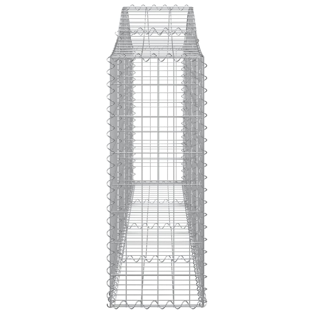 Schanskorven 11 st gewelfd 200x30x80/100 cm ijzer