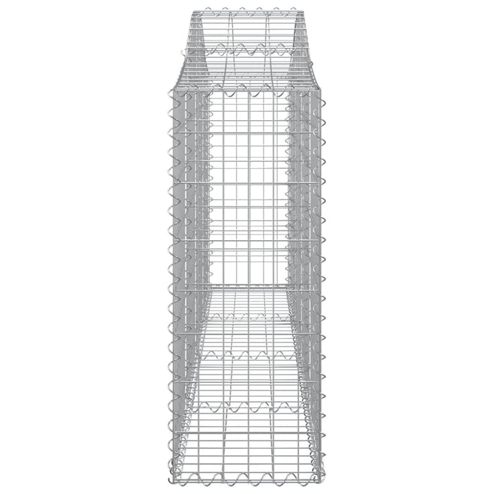 Schanskorven 11 st gewelfd 200x30x80/100 cm ijzer