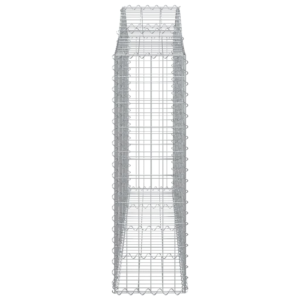 Schanskorven 2 st gewelfd 200x30x100/120 cm ijzer