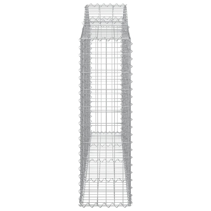 Schanskorven 5 st gewelfd 200x30x100/120 cm ijzer