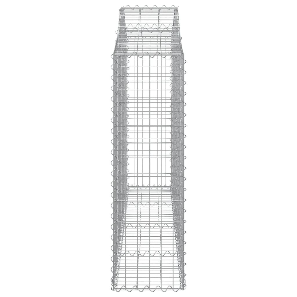 Schanskorven 6 st gewelfd 200x30x100/120 cm ijzer