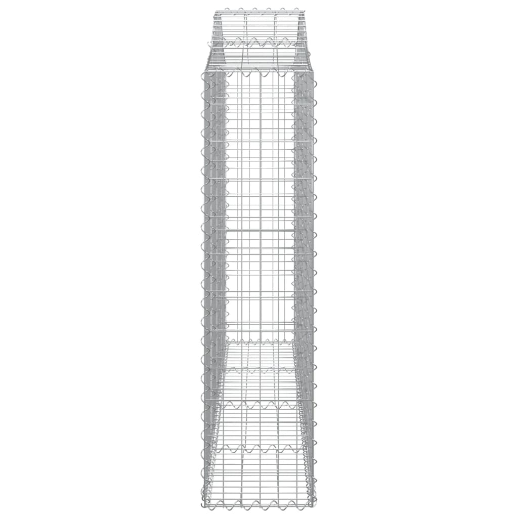 Schanskorven 11 st gewelfd 200x30x120/140 cm ijzer