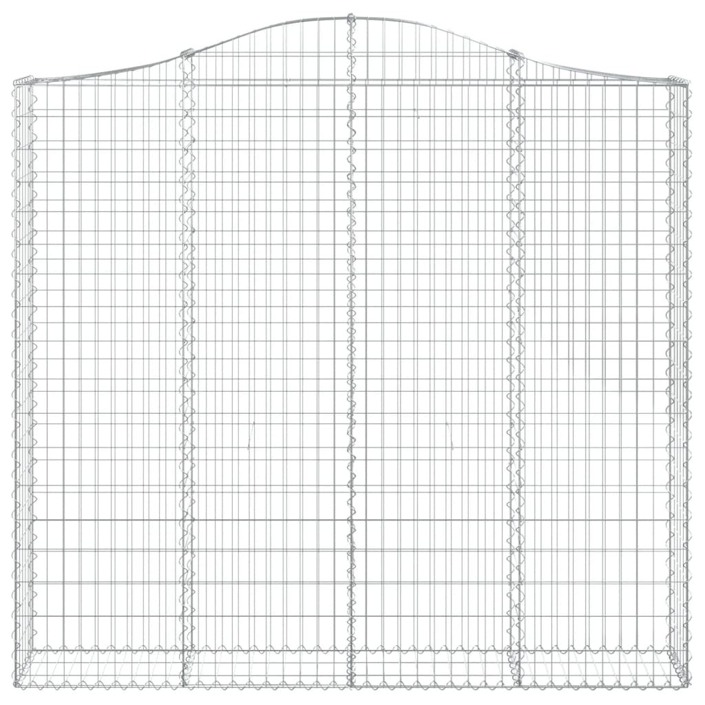 Schanskorven 2 st gewelfd 200x30x180/200 cm ijzer