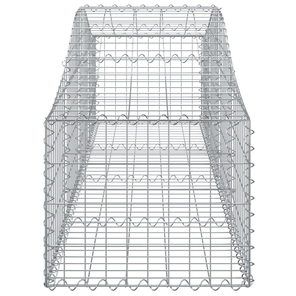 Schanskorven 20 st gewelfd 200x50x40/60 cm ijzer