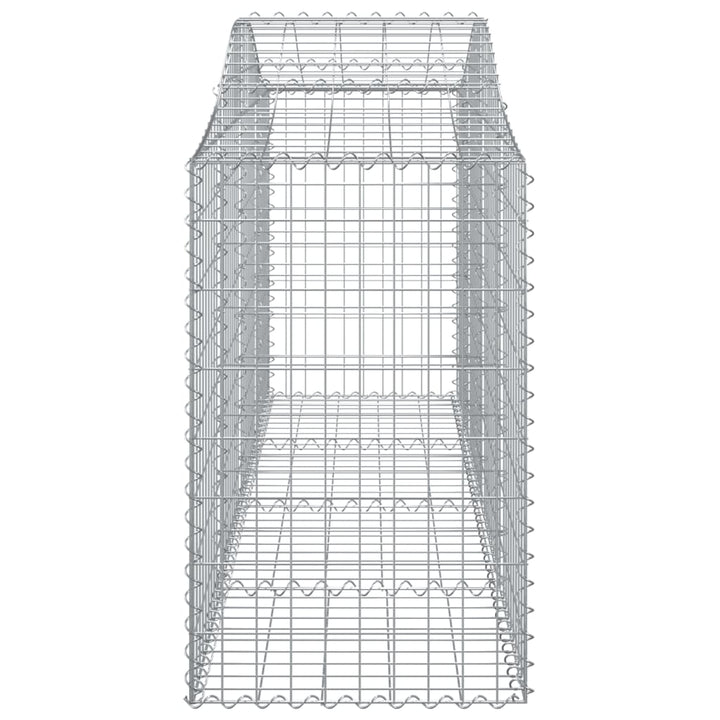 Schanskorven 14 st gewelfd 200x50x80/100 cm ijzer