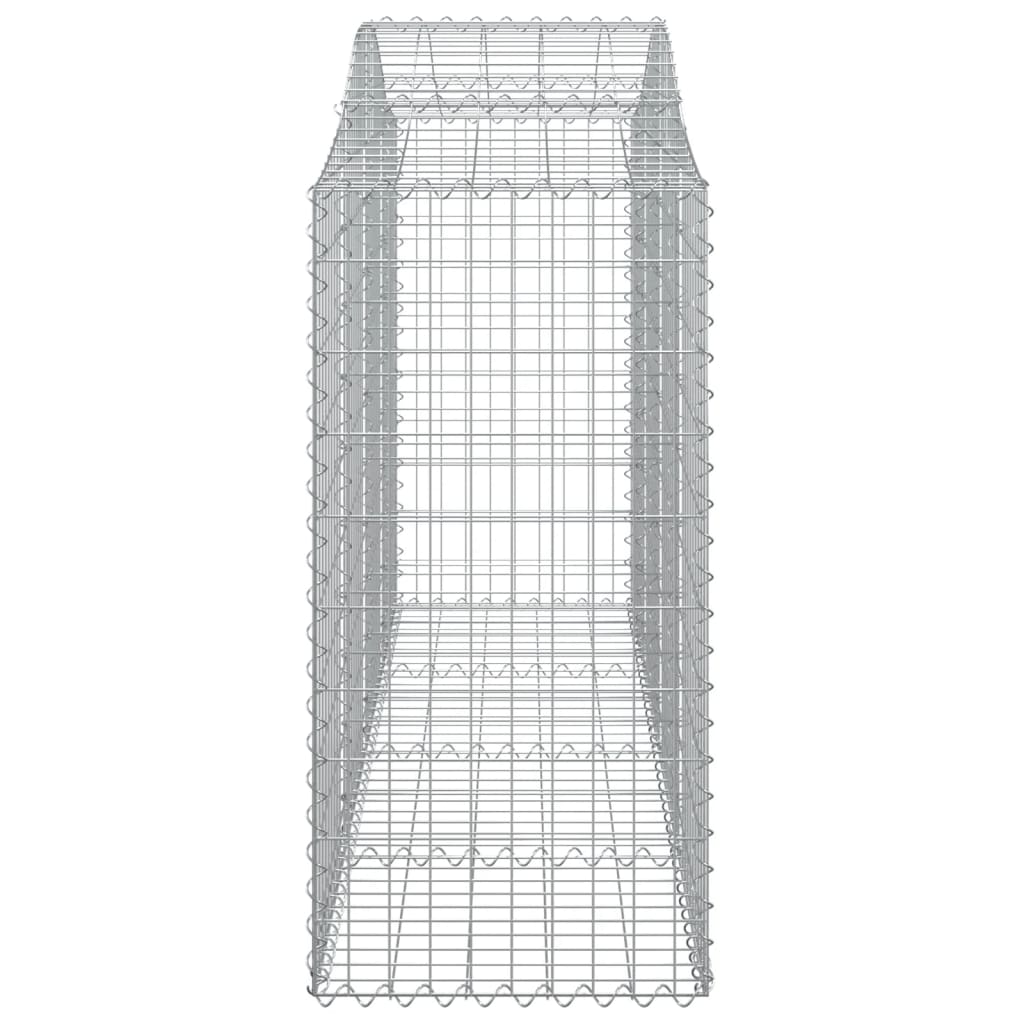 Schanskorven 4 st gewelfd 200x50x100/120 cm ijzer