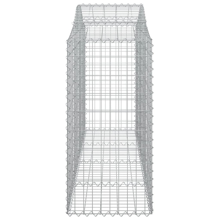 Schanskorven 4 st gewelfd 200x50x100/120 cm ijzer