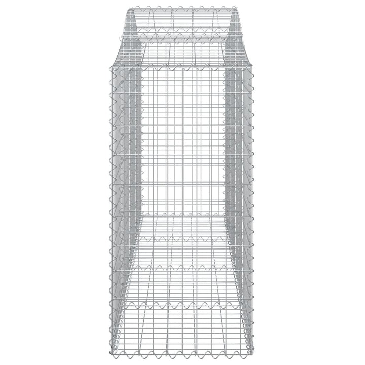 Schanskorven 13 st gewelfd 200x50x100/120 cm ijzer