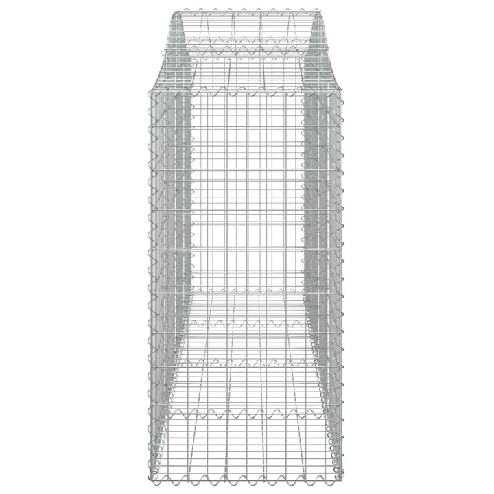 Schanskorven 6 st gewelfd 200x50x120/140 cm ijzer