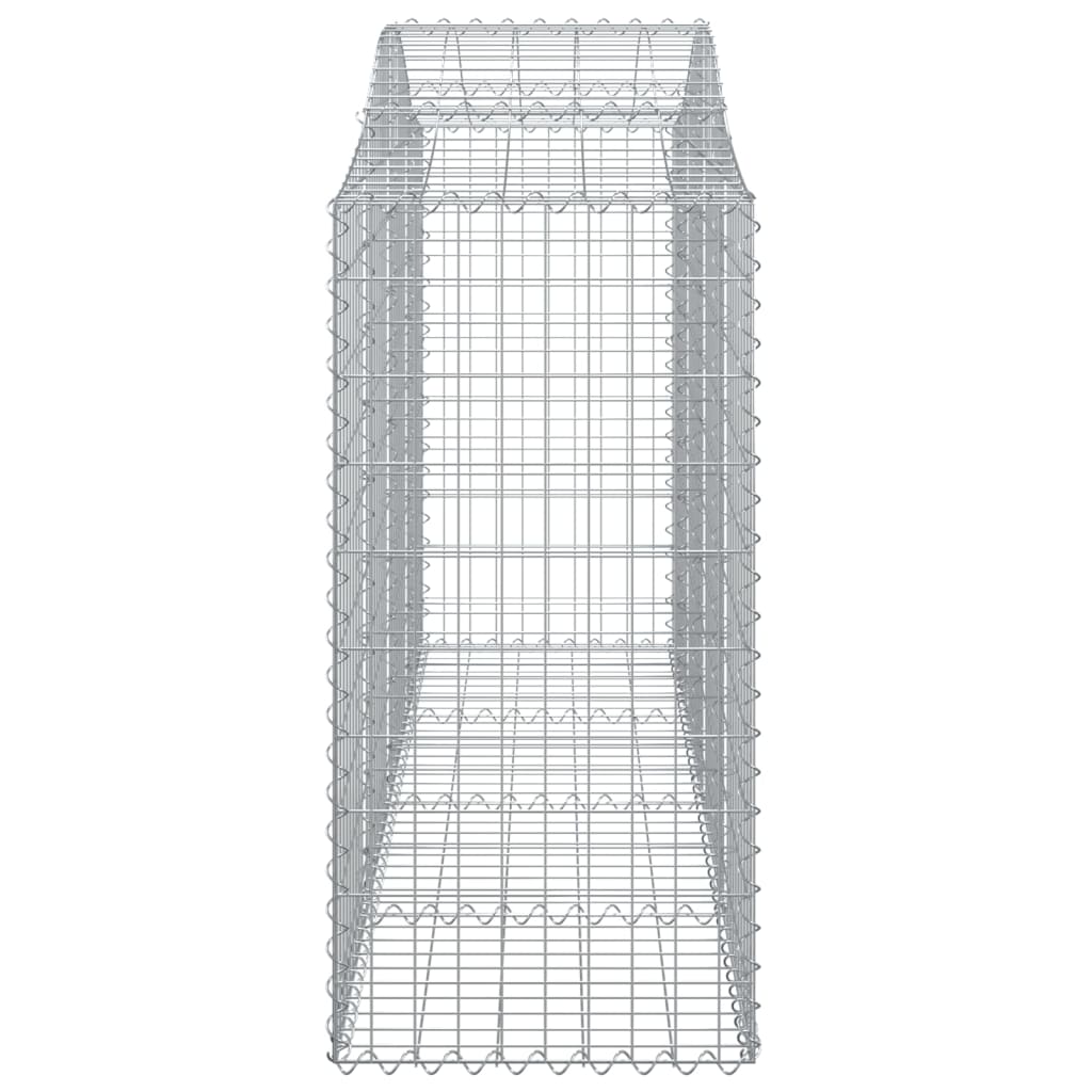 Schanskorven 10 st gewelfd 200x50x120/140 cm ijzer