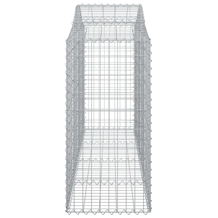 Schanskorven 10 st gewelfd 200x50x120/140 cm ijzer