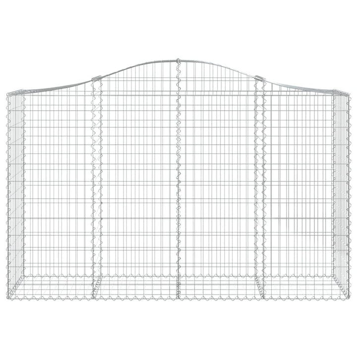 Schanskorven 11 st gewelfd 200x50x120/140 cm ijzer