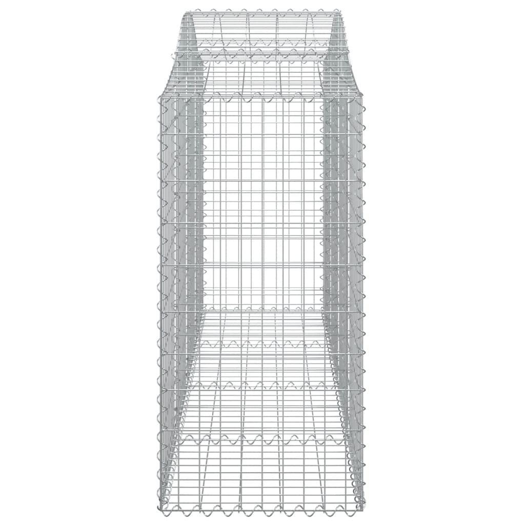 Schanskorven 11 st gewelfd 200x50x120/140 cm ijzer