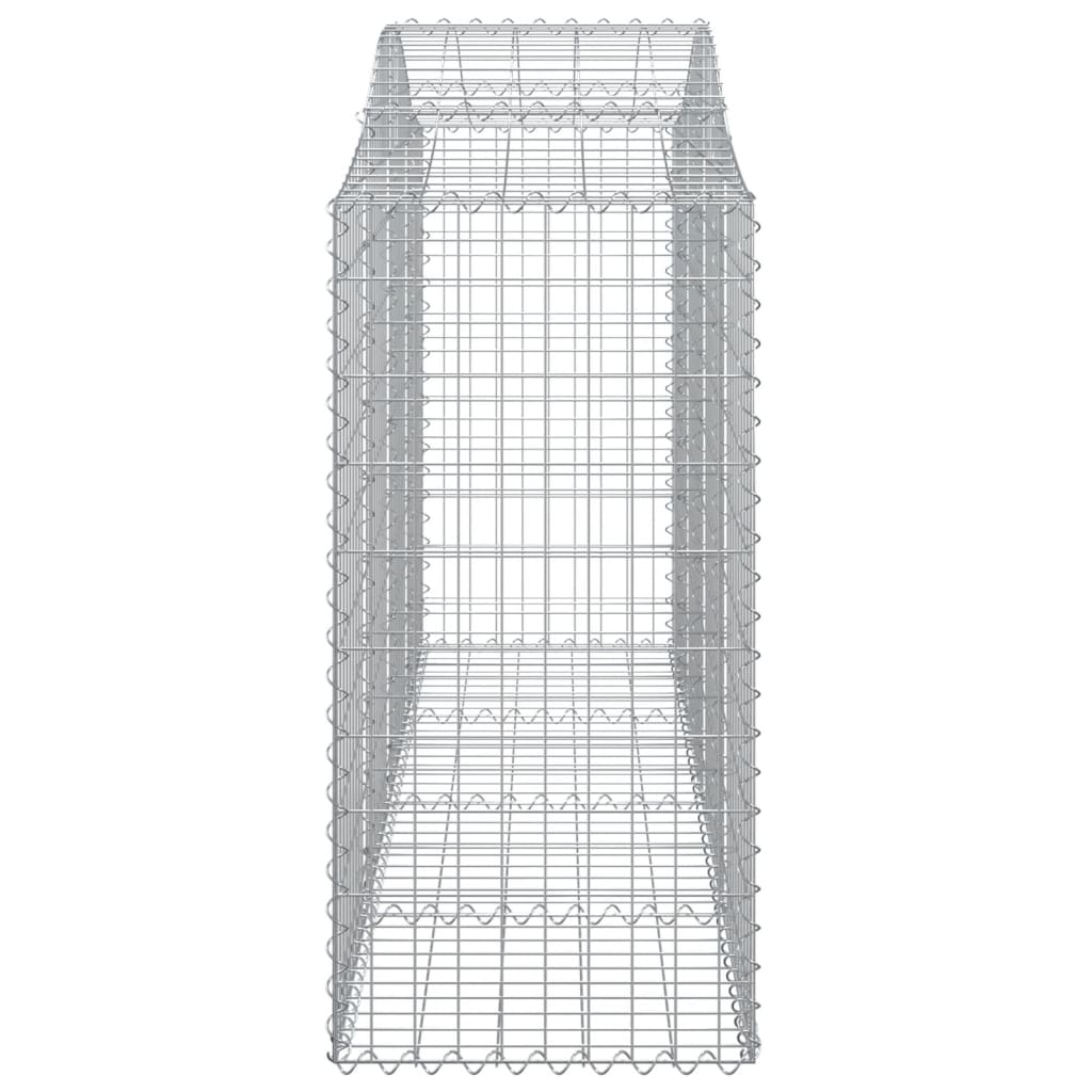 Schanskorven 18 st gewelfd 200x50x120/140 cm ijzer