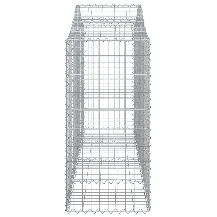 Schanskorven 18 st gewelfd 200x50x120/140 cm ijzer